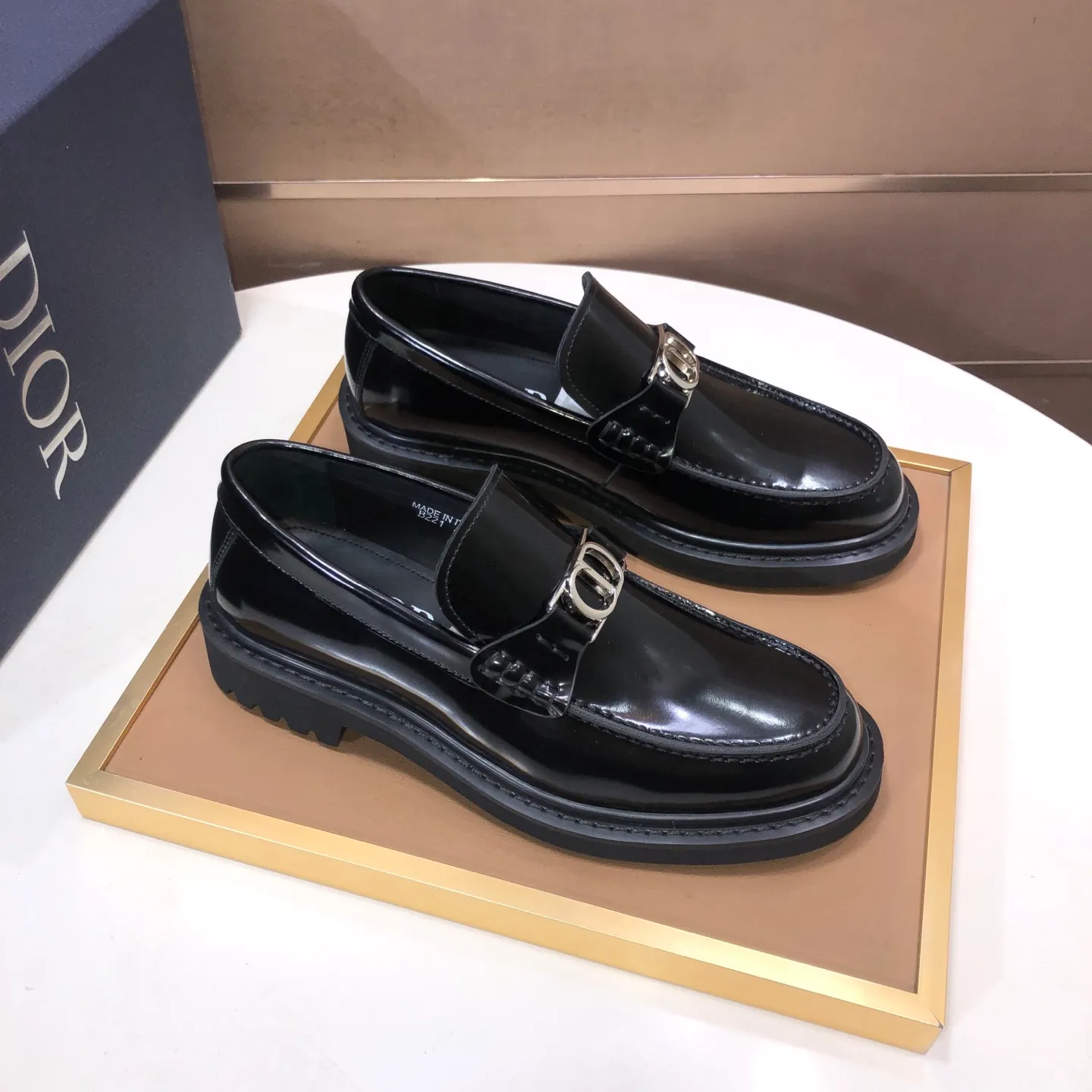 Men's shoes 💰680💶[Dior] (water-dyed cowhide lining) Dior original 1:1 high-quality factory, imported original materials, imported raw cowhide, water-dyed cowhide lining, original TPU outsole, code number: 39-44 (38.45 custom-made)